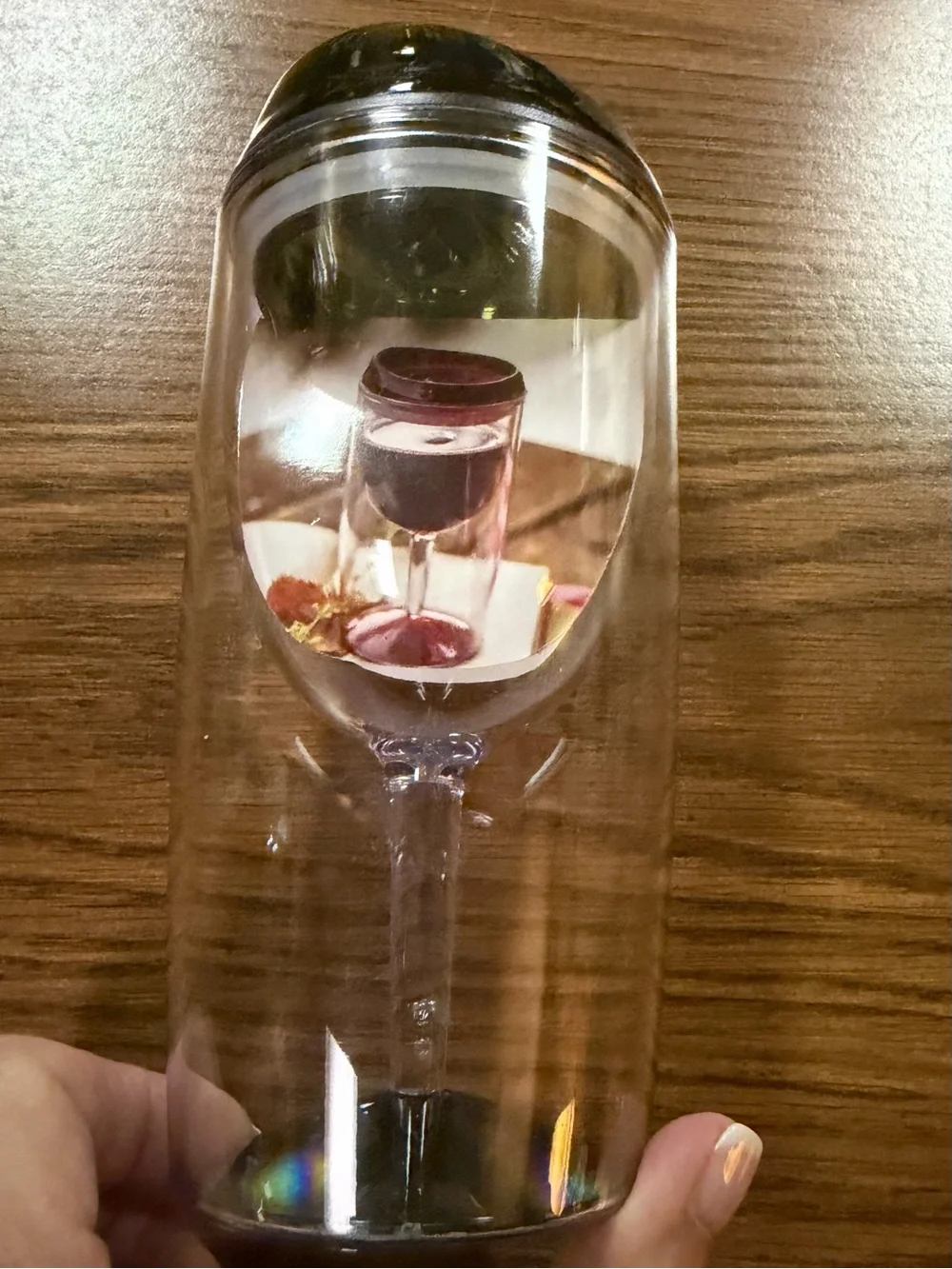 Insulated Clear Wine Tumbler - 10oz